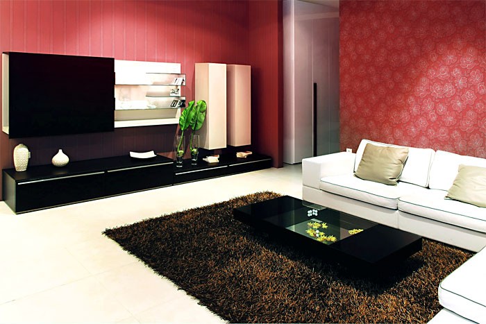 wohnzimmer rot braun: EDEM 174-34 Design Tapete Vinyltapete karmin-rot braun-rot silber wohnzimmer rot braun: EDEM 174-34 Design Tapete Vinyltapete karmin-rot braun-rot silber